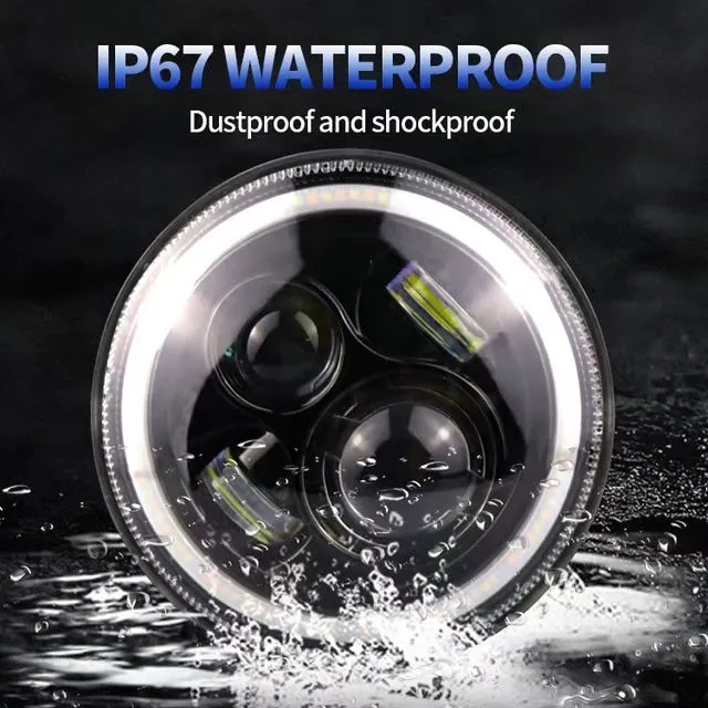 Headlight 7inch Round 3