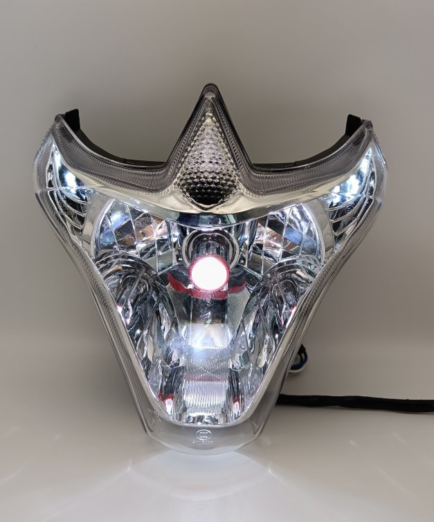 LED Headlights of Motorcycle