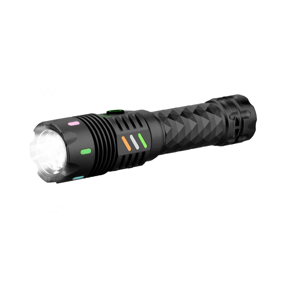 Helius New High Power Ultra Bright Display 1000m Long Range Mini USB Rechargeable Laser LED Torch Light Tactical Gear Flashlight