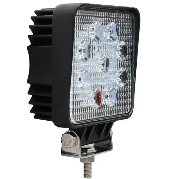 27W LED Offroad Work Light Front View