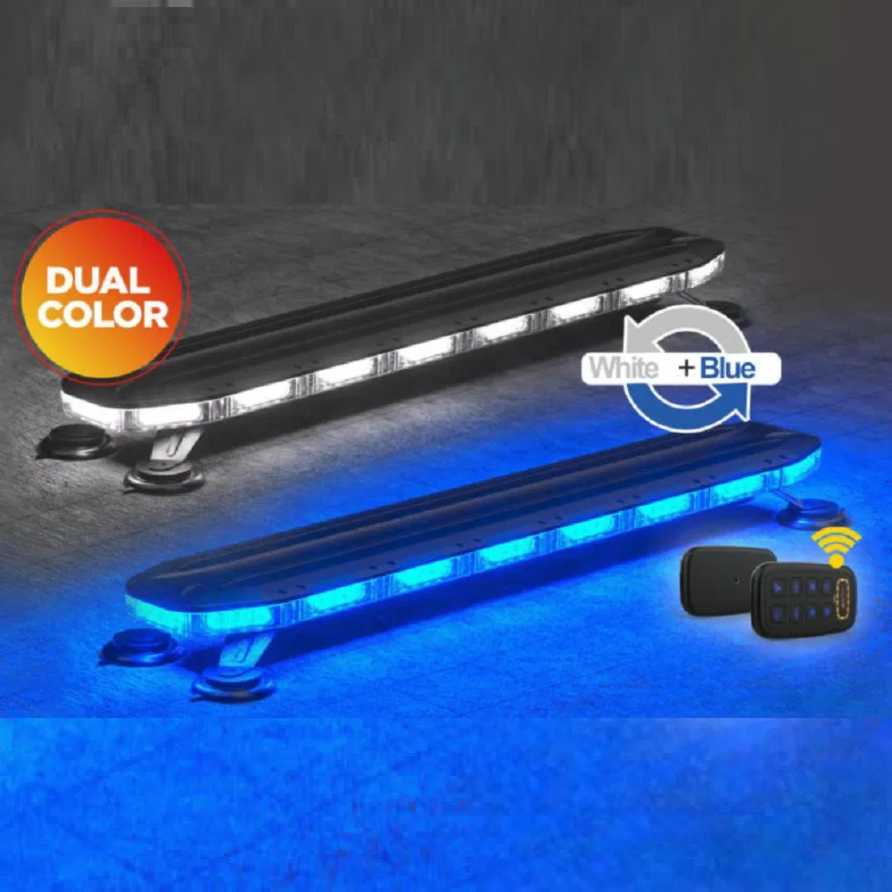 DC12/24V Dual Color LED Warning Light Bar for Tow Truck Ambulance Emergency