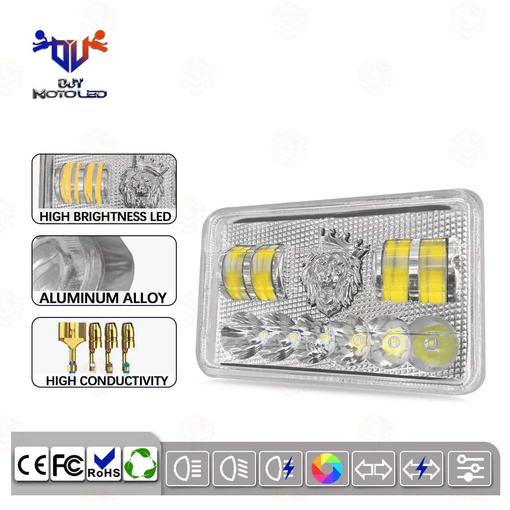 Motoled Bt Series New Design Turn Signal LED Universal Motorcycle Accessory Headlight