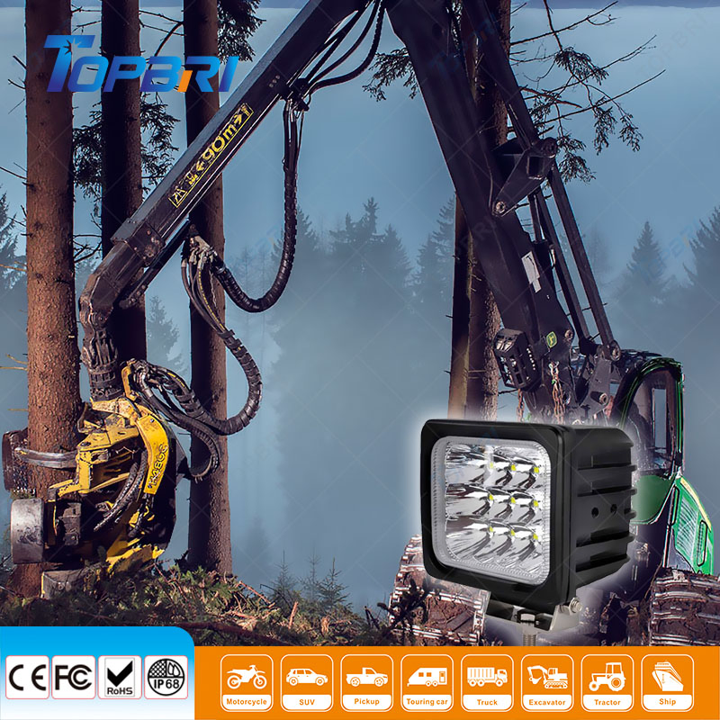 High-Performance 60W LED Driving Work Light for Offroad 4WD Vehicles