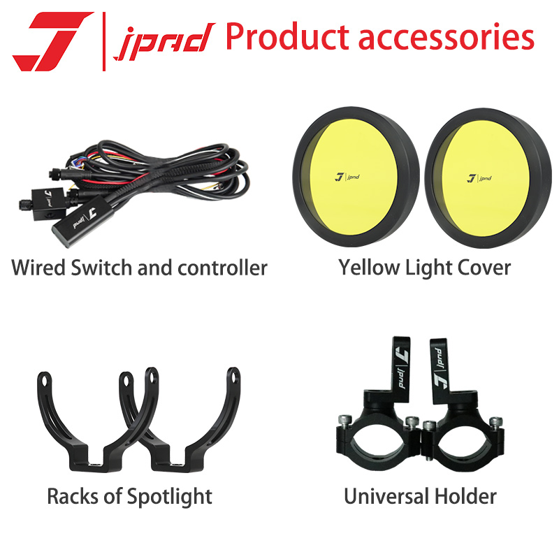 LED Super Bright Motorcycle Headlight High Beam 100W Spotlight White Light Waterproof Lamp