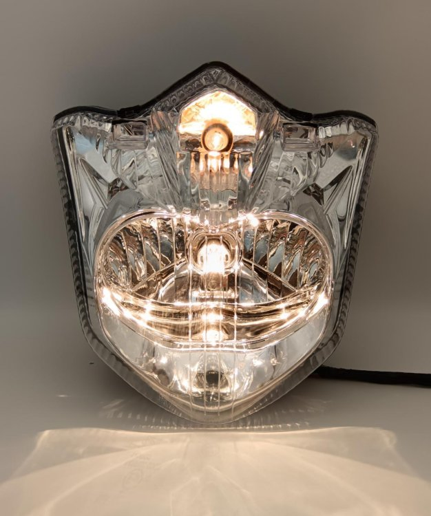 LED Headlights of Motorcycle