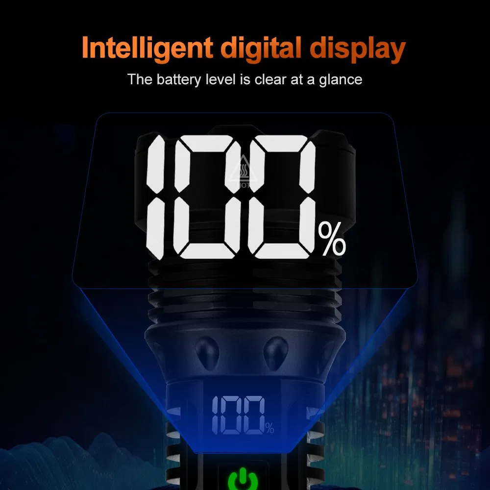 Helius Telescoping Zoom Ultra Bright LED Torch Rechargeable Outdoors Hunting Tactical Flashlight