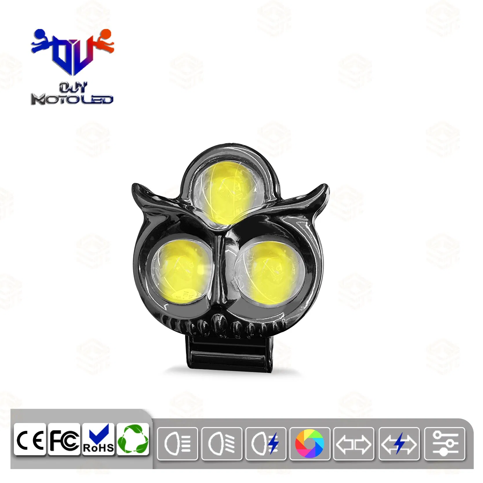 Motorcycle Accessories with Rapid Response Function, Automatic Switch, Universal LED Headlight Accessories for Motorcycles