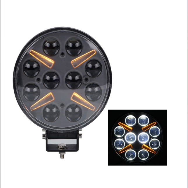 80W LED off-Road Mining Vehicle 3800 Lumen Multi-Function Driving Light
