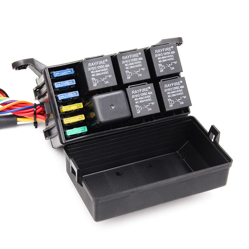Offroad Wranger Control System Fuse Relay Box 6-Way Switch + Control Box for Jeep