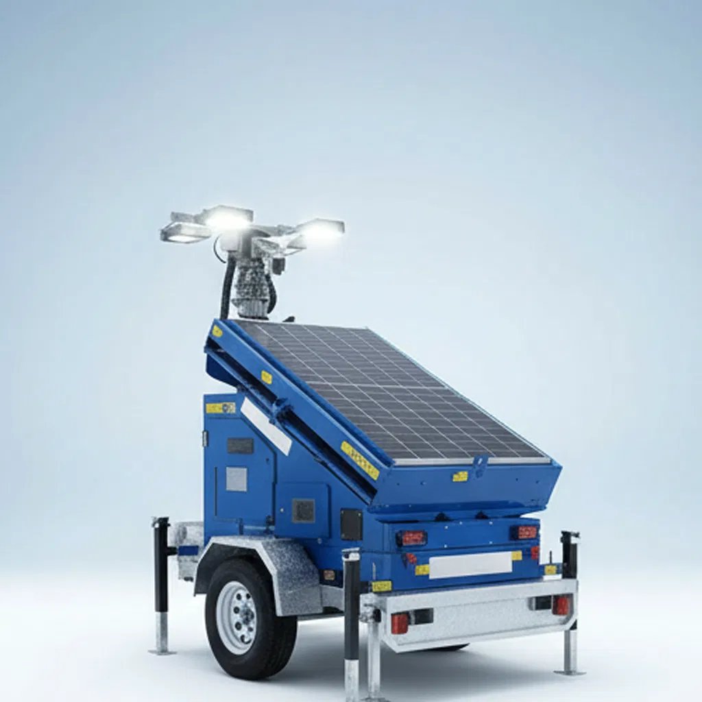 Solar Home Marine Kit LED Outdoor Lighting Tower System DC48V