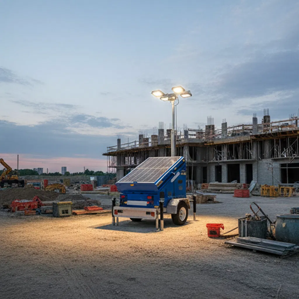 Solar Home Marine Kit LED Outdoor Lighting Tower System DC48V