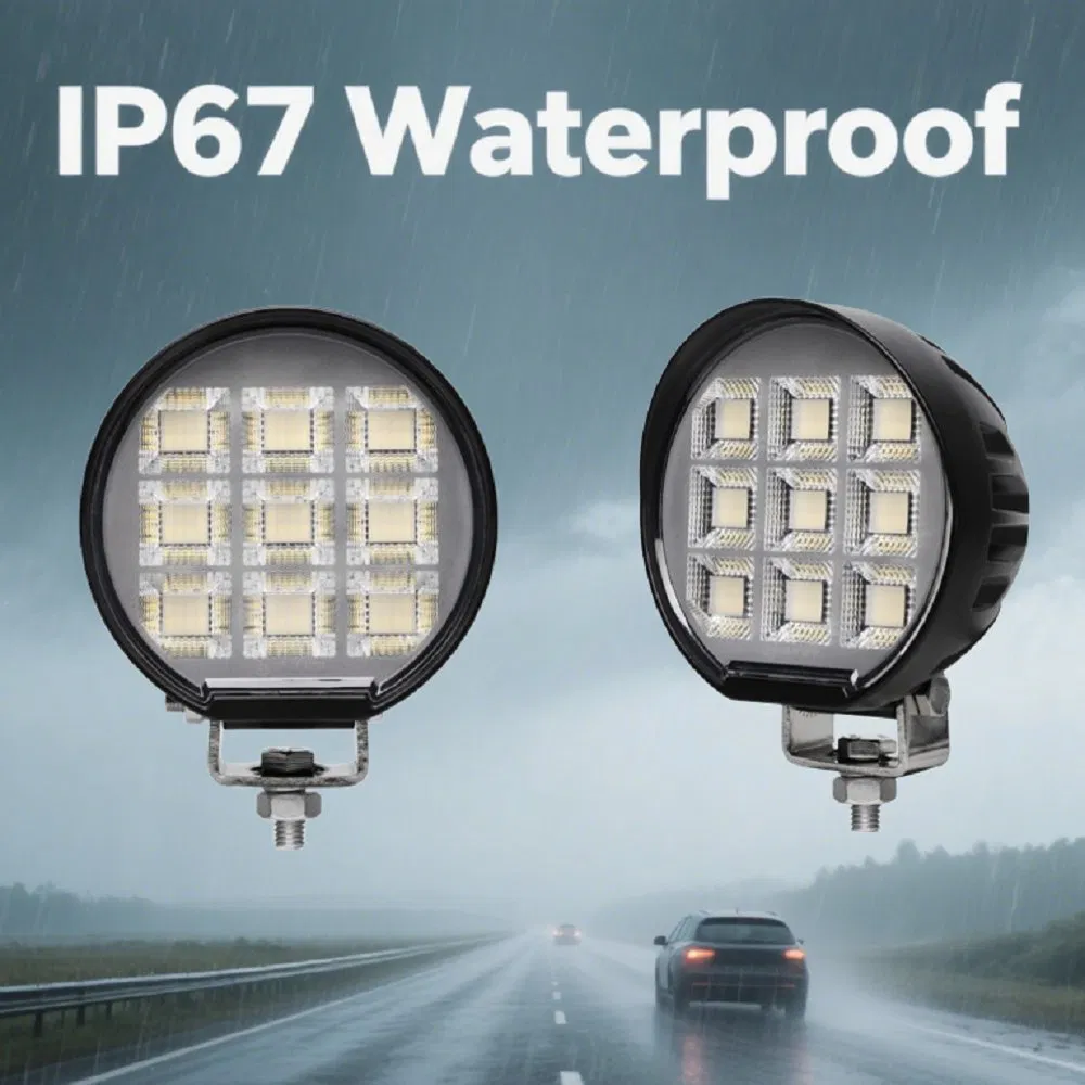 5.0 Inch 144W 11000lm Truck Tractor Vehicle Driving LED Flood Work Light