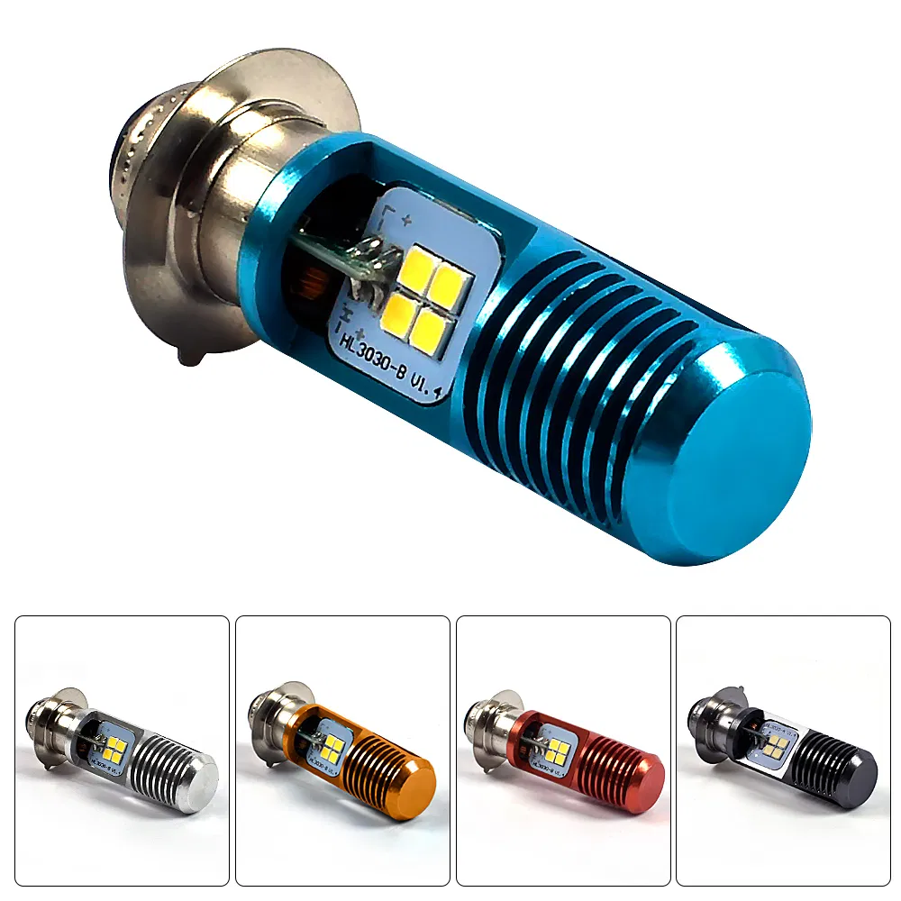 Motorcycle H4 LED Fog Bulb Light Headlight Strobe Light Motor Bike Accessories