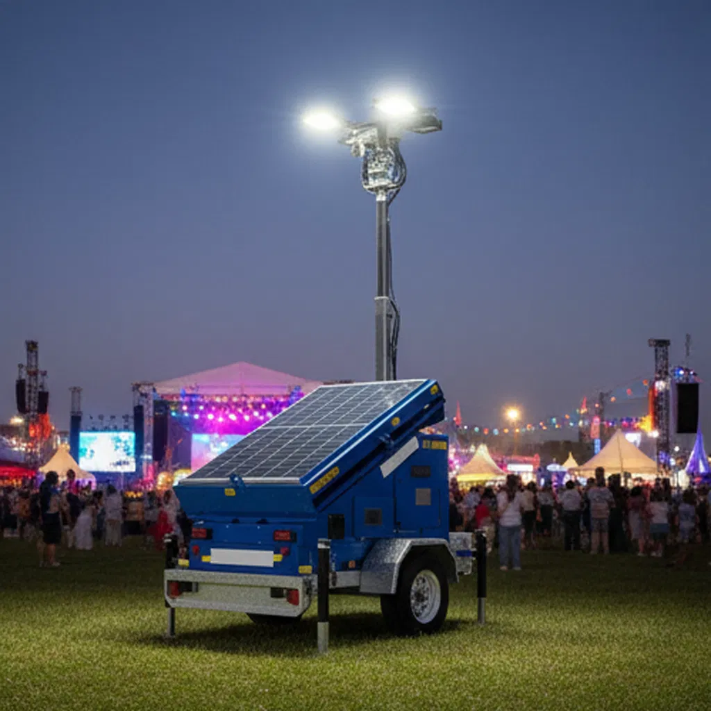 Solar Home Marine Kit Tower LED Outdoor Light System