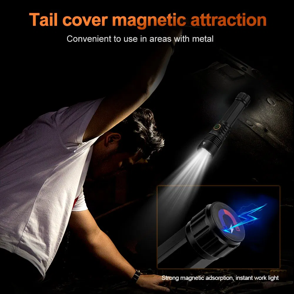 Helius High Quality Torch Rechargeable Aluminum Alloy Zoom LED Torches Lights Tactical Flashlight