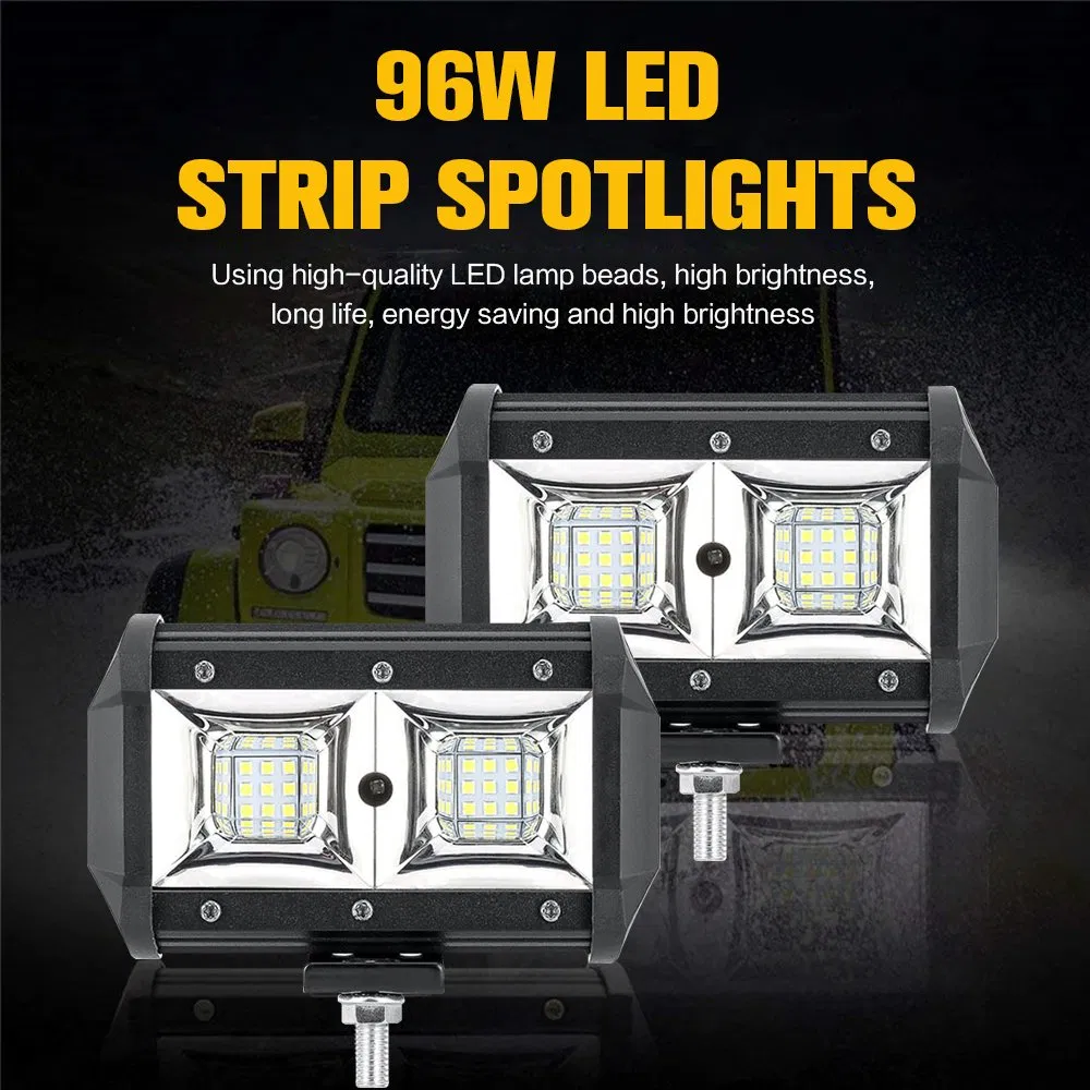 Good Quality LED Work Light 96W 12000lm 6000K White Driving Light Waterproof IP68 for Car for Trucks for Vehicle
