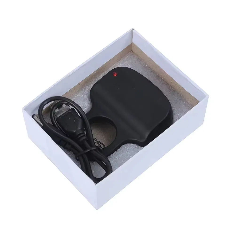 Portable Finger Keychain Set Rechargeable Super Power LED Flashlight for Outdoor Emergency