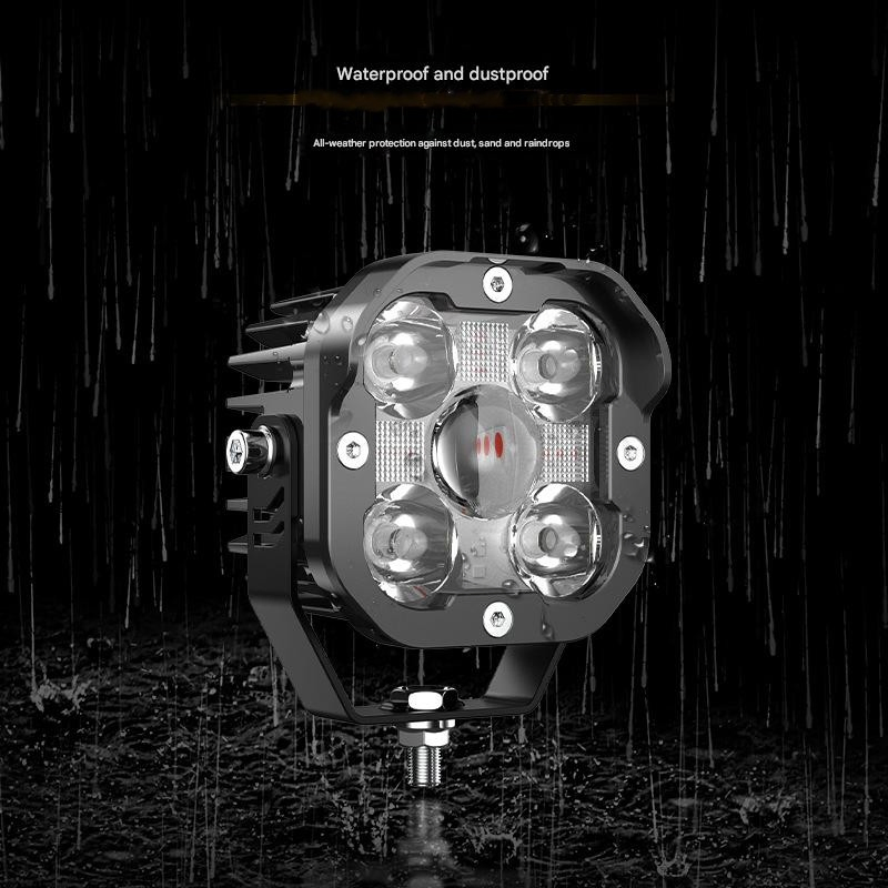 Motorcycle LED Spotlight Paving External High and Low Beam Tangent Lens Electric Car Light LED Strong Light Spotlight Fog