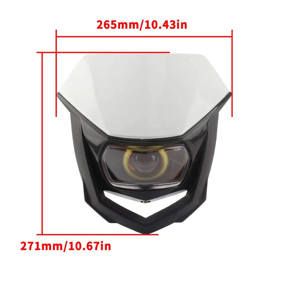 Cafe Racer Motorcycle Headlight Dirt Bike Headlights LED and Driving Light for YAMAHA Xr Wrf Motocross Modified Parts