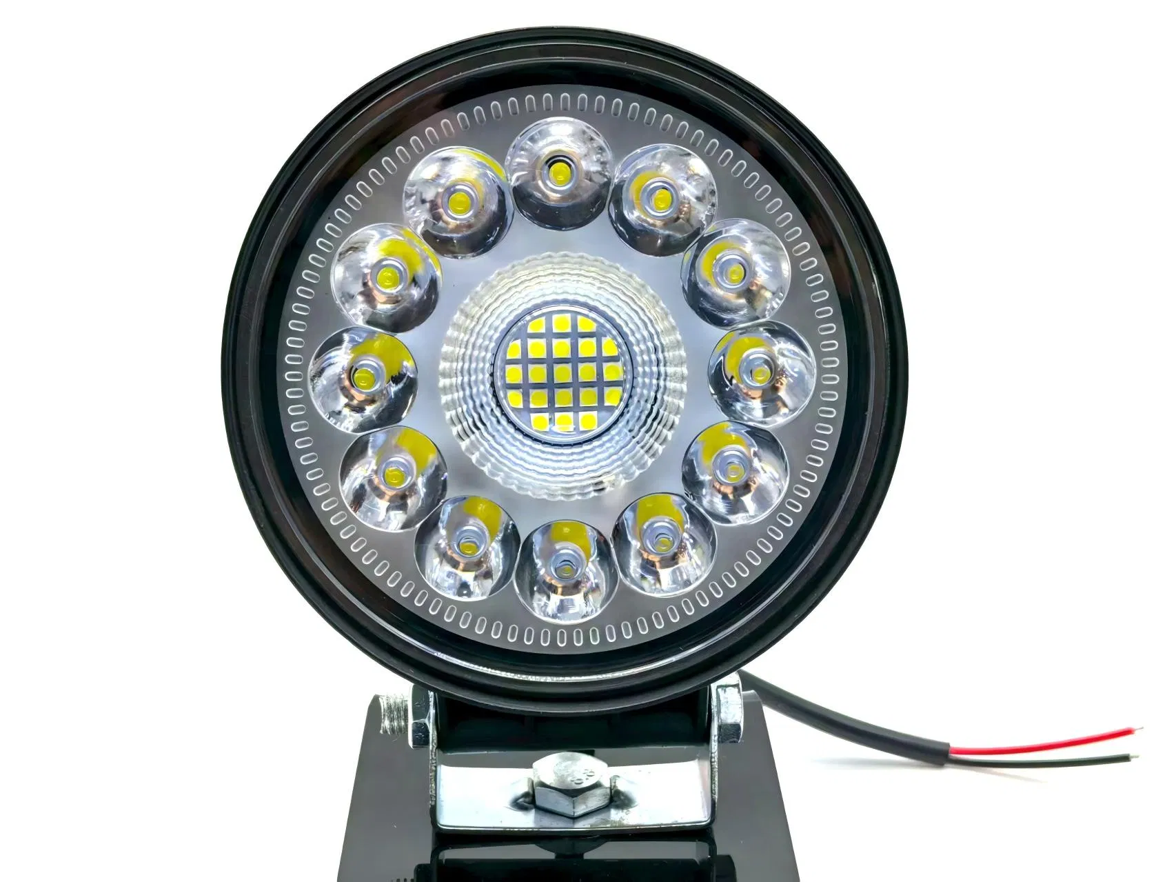 4 Inch Round LED Work Light Signal Daytime Running Light Position DRL Spotlights Auto Lamp Car Light for Offroad Motorcycle Car Roof Fog Lamp 4X4 Truck LED Lamp