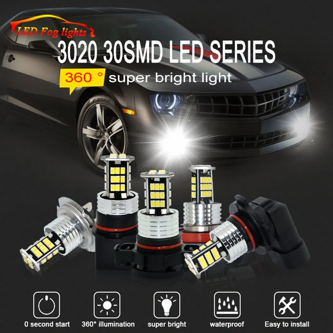 G-View V30 3000K/4300K/6000K Daytime Running Kit SUV Car LED Rear Motorcycle Fog Lights