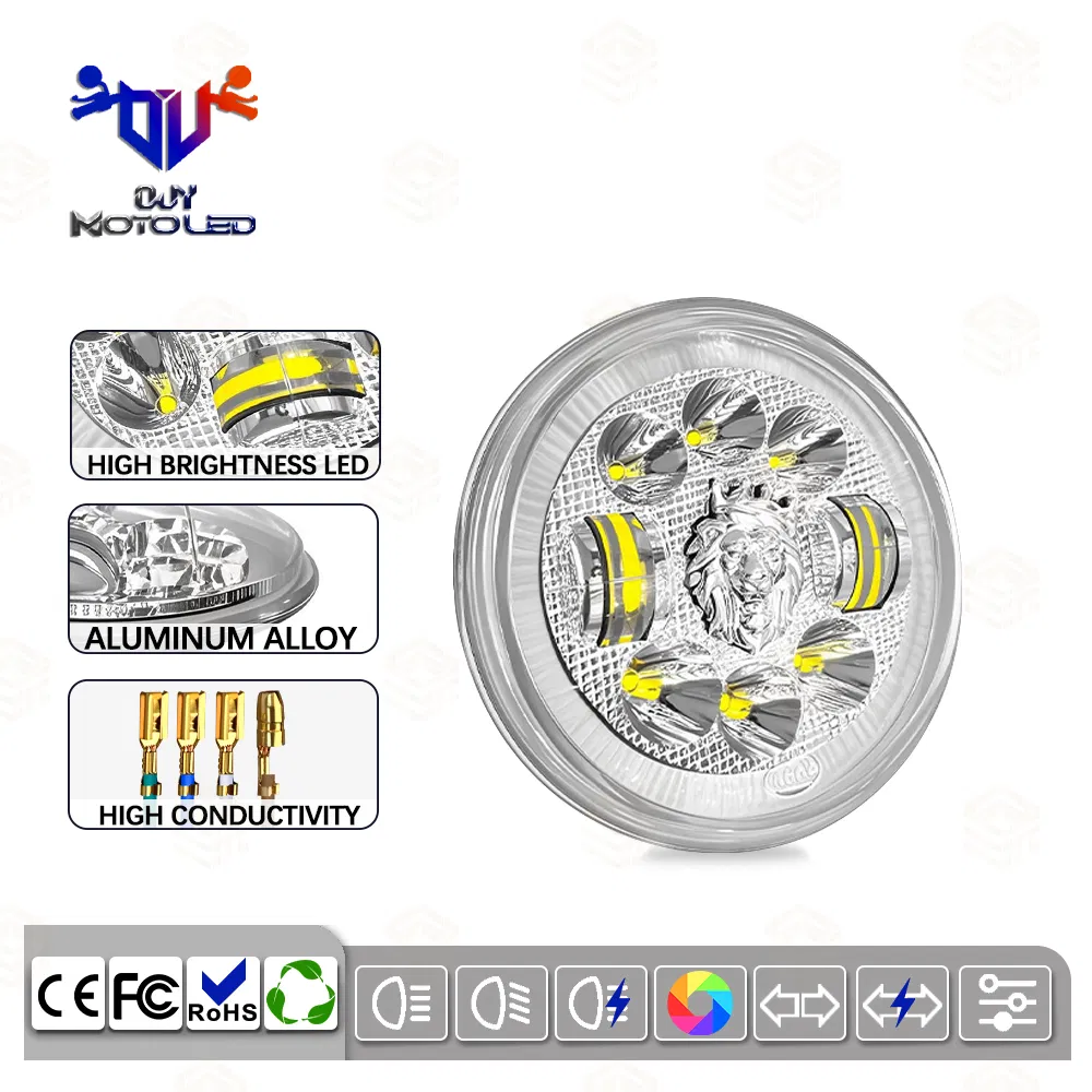 Energy-Saving and Efficient Motorcycle Modification Easy to Install Motorcycle LED Headlights