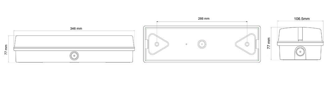 Exquisite Body IP65 Emergency LED Light with High-End Quality for Promotion
