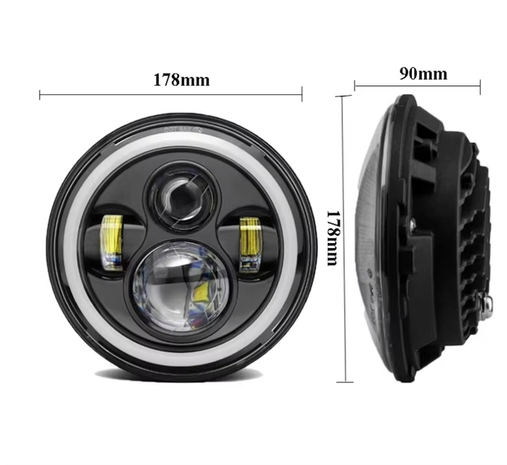 New Design 7 Inch LED Work Light Auto Lamp Truck Car LED Headlight LED Car Light LED for Bus SUV Truck off Road LED Headlamp