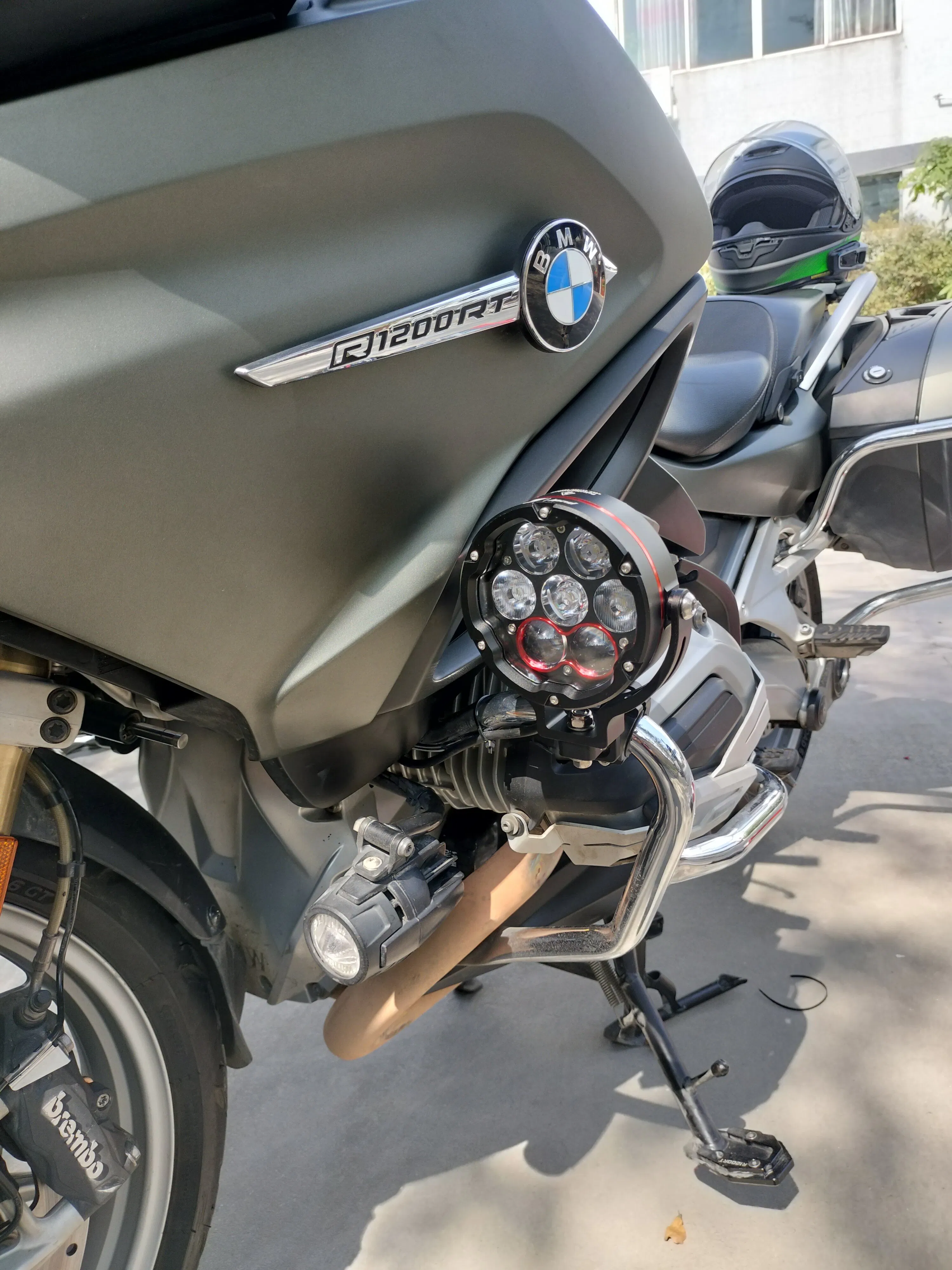 Motorcycle Headlight 190W LED White Light Yellow Light Horn Flash Fog Light CE Certification