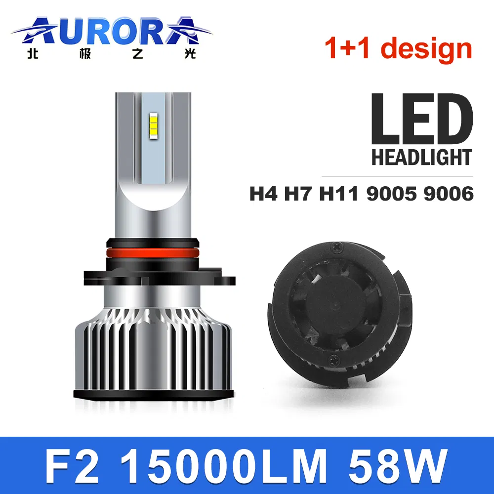 Aurora High Quality Auto Lamps Headlight 1+1 Design LED Motorcycle Light