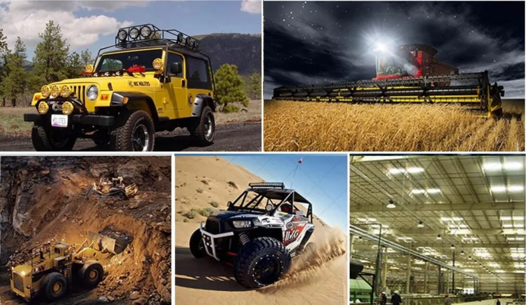 27W LED Offroad Work Light Lighting Effect