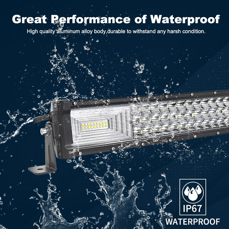 Plug &amp; Play 06-7D Series Truck Spotlights LED Light Bar Universal Fit for Suvs/Vans