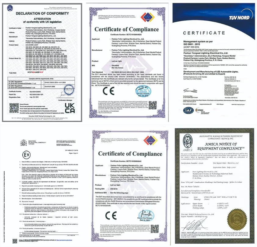 Product Certifications