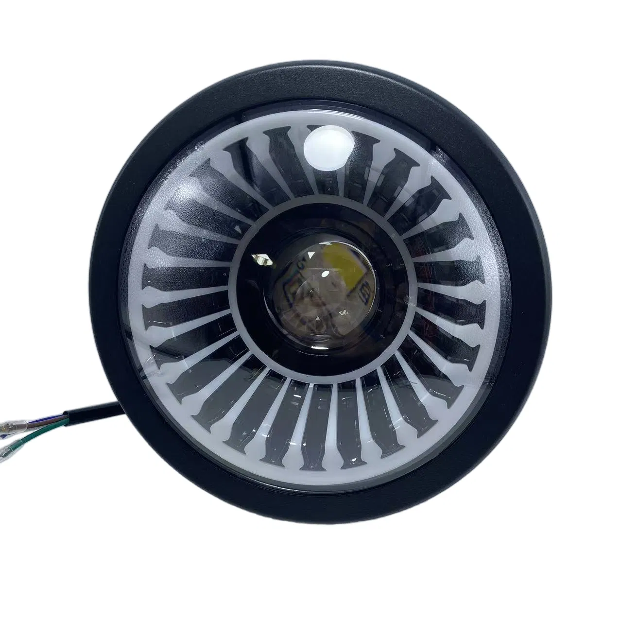 Super Bright 12V-24V Round Motorcycle LED Headlight for Motorcycle Auxiliary Headlight Lamp