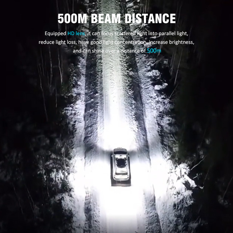 Bkr 3 Inch 50W Side Shooter Driving Assistance Fog Spotlight 4X4 Bumper Pickup 4WD off-Road Vehicle LED Work Light LED Running Light