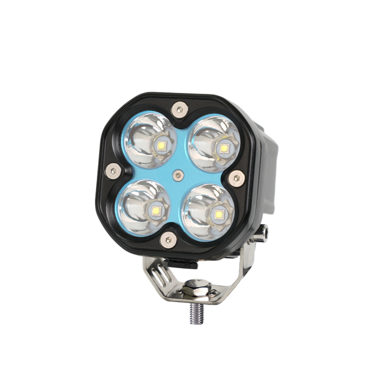 High Efficiency 40W 3inch Square Spot LED Auto Light for Offroad Truck Marine Mining