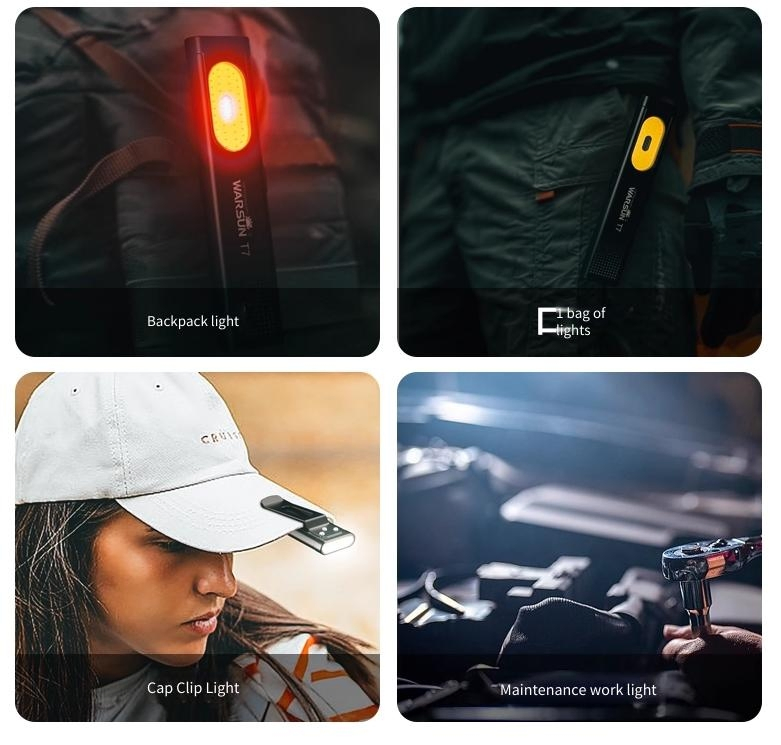 Multifunction Repair Strong Light Rechargeable Flashlight Ultra-Bright Long-Range Portable Laser Outdoor LED Flashlight