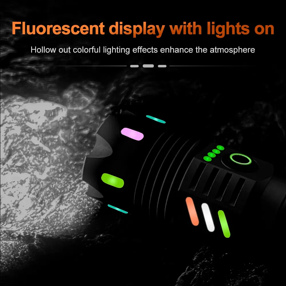 Helius New High Power Ultra Bright Display 1000m Long Range Mini USB Rechargeable Laser LED Torch Light Tactical Gear Flashlight