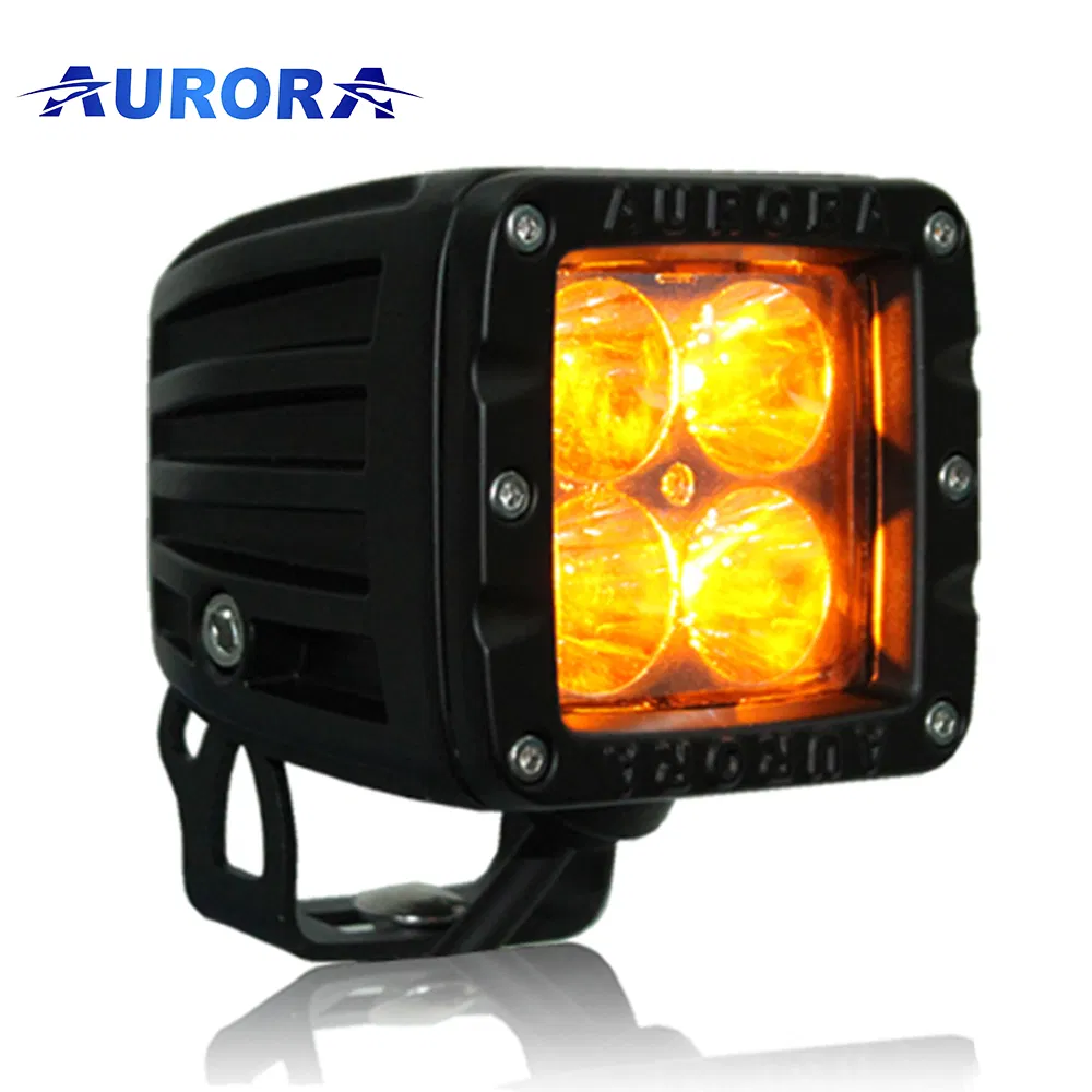 Motorcycle Accessories Offroad IP69K Amber LED Fog Work Light