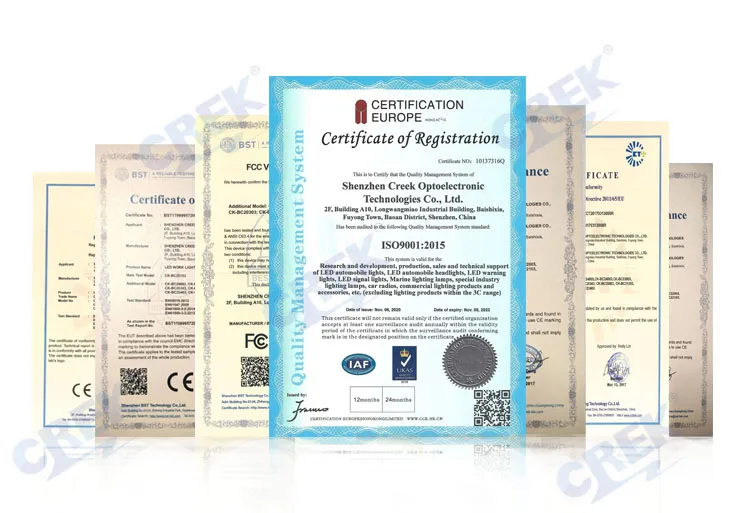 Certifications