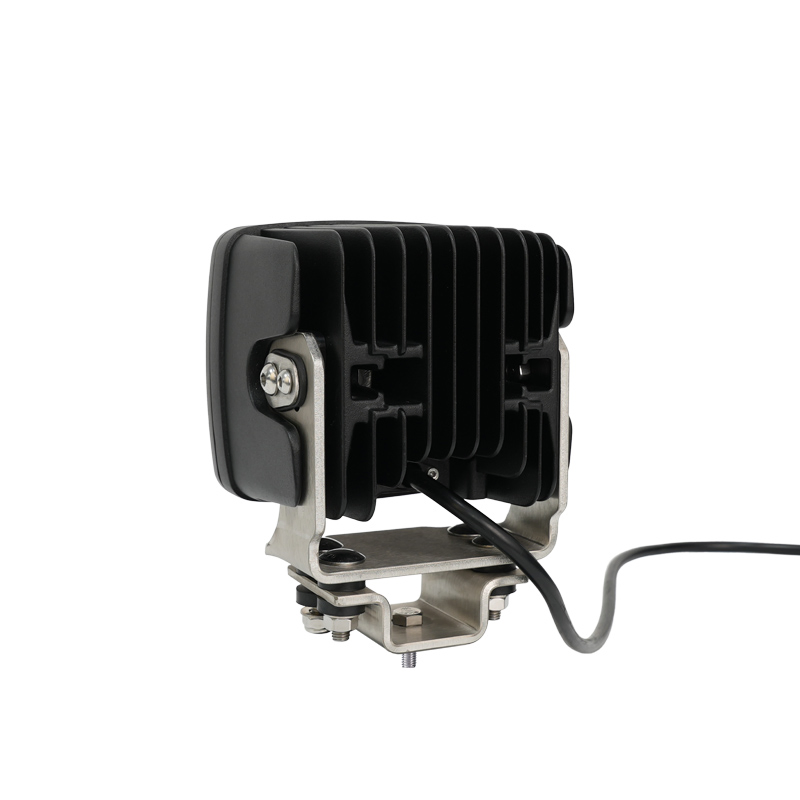 Square 6in 90W Flood LED Construction Work Light for Mining Heavy Duty Offroad