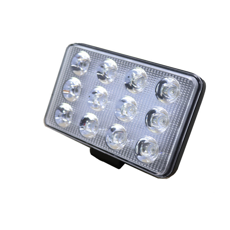 36W LED Work Light Spot Beam Excavators Forklifts Engineering Vehicles Headlamp 6.5 Inch 45mm Thickness Shockproof Driving Light Heavy-Duty Vehicle Lighting