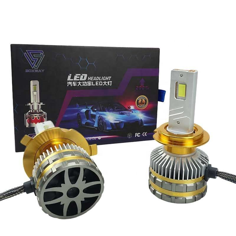 Super Bright Auto LED Headlight H1 H3 H4 H7 H11 9005 Hb3 9006 Hb4 Csp 4575 Chips 200W High Powerful Motorcycle Headlight Bulb