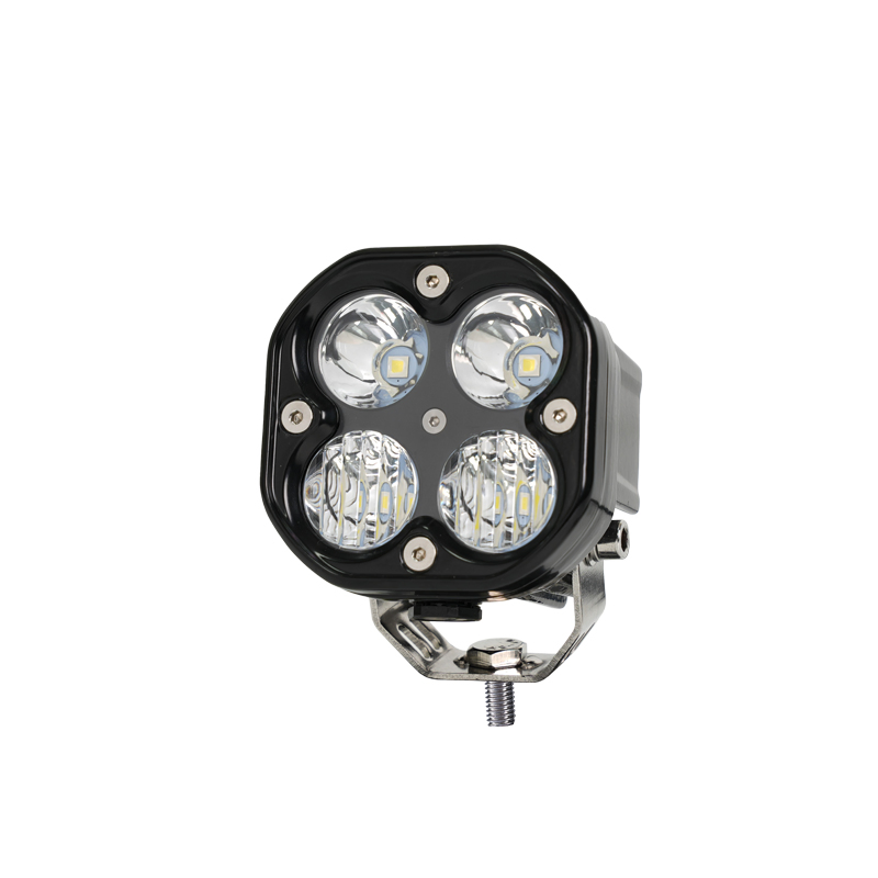 High Efficiency 40W 3inch Square Spot LED Auto Light for Offroad Truck Marine Mining