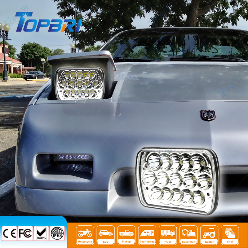 High-Low Beam 45W Auto Car LED Headlight for Truck Motorcycle