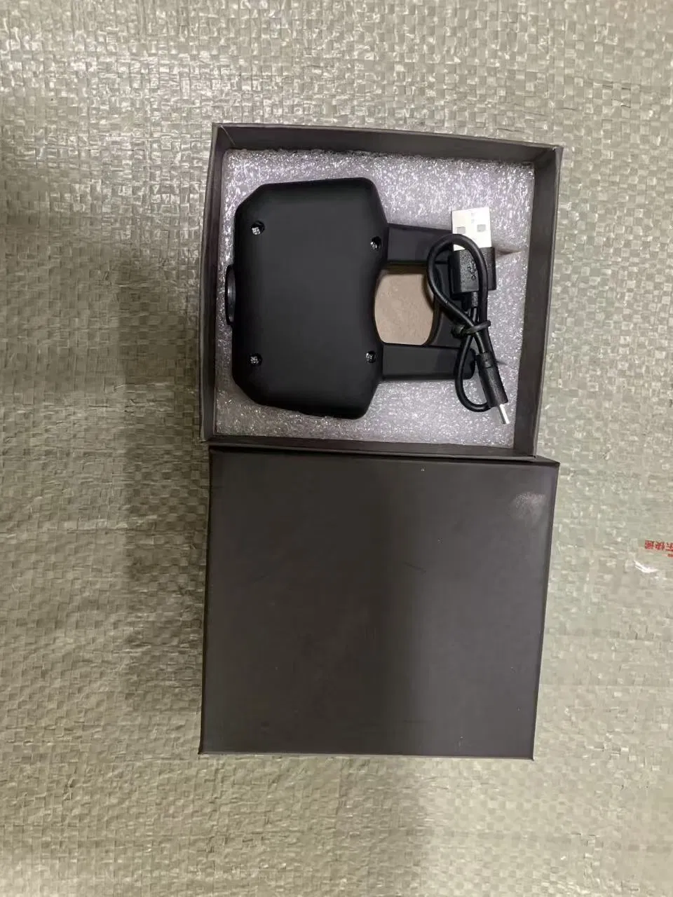 Portable Finger Keychain Set Rechargeable Super Power LED Flashlight for Outdoor Emergency