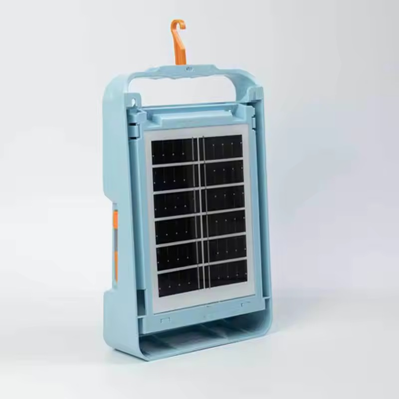 Portable LED Emergency Work Light Outdoor Construction Site Light Camping Hiking Rechargeable Solar Work Light