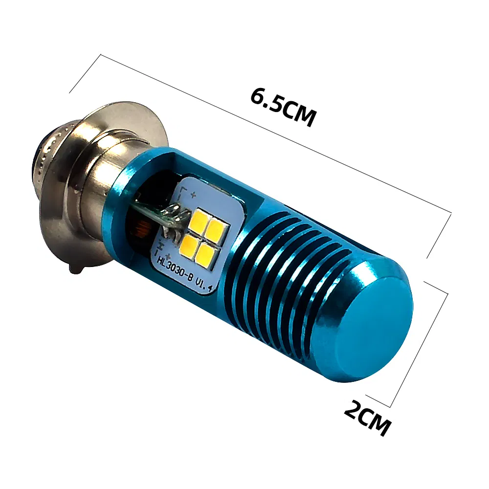 Motorcycle H4 LED Fog Bulb Light Headlight Strobe Light Motor Bike Accessories