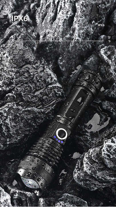 Helius 100000 Lumen 3000m White Laser Light Rechargeable P70 LED Tactical Flashlights