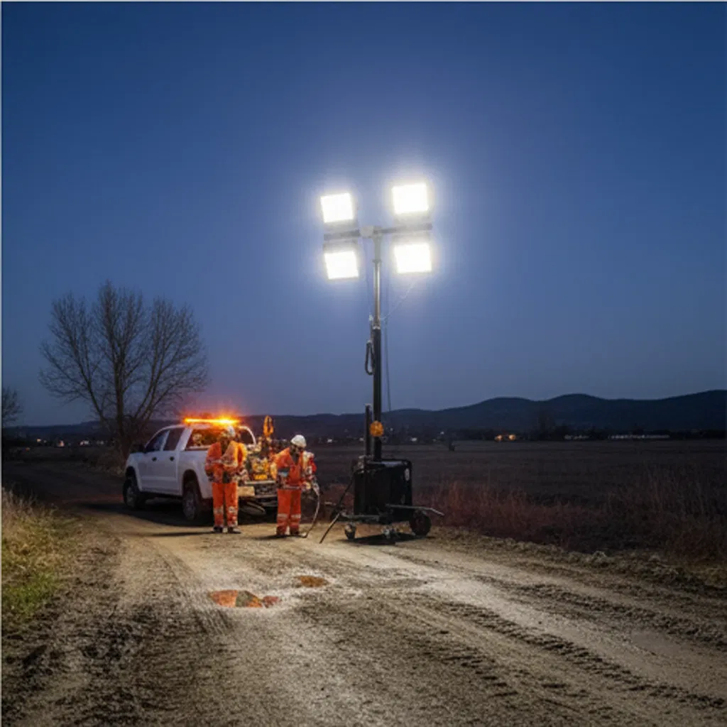 Cool White Wireless Marine Alarm System with Portable Tripod